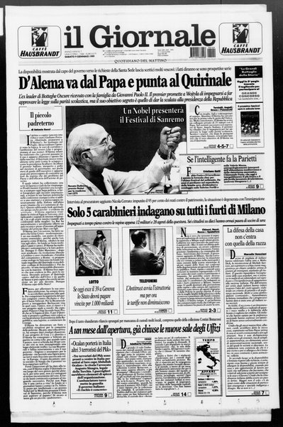 Il giornale : quotidiano del mattino